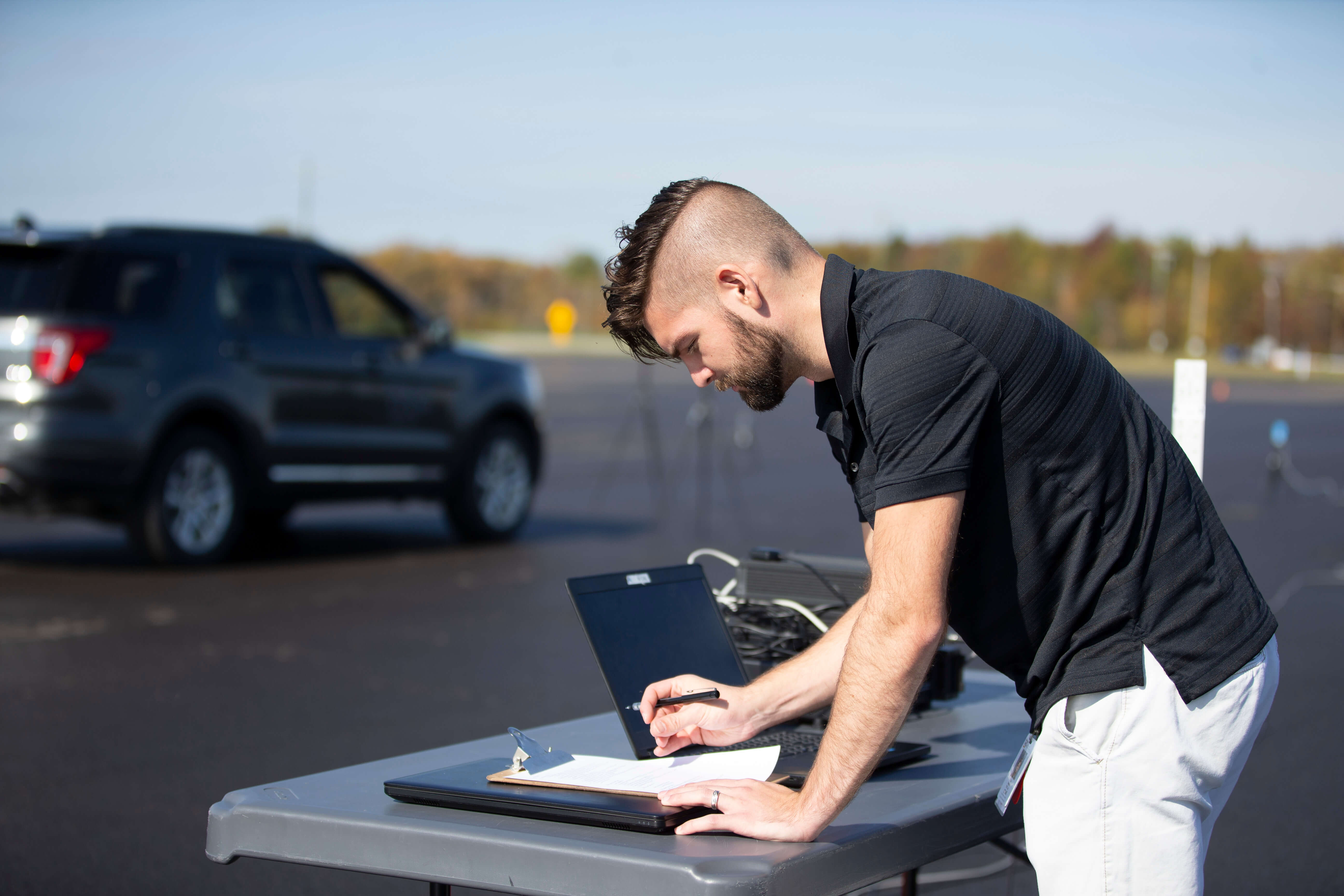TRC Employee Outside Performing Sound Test