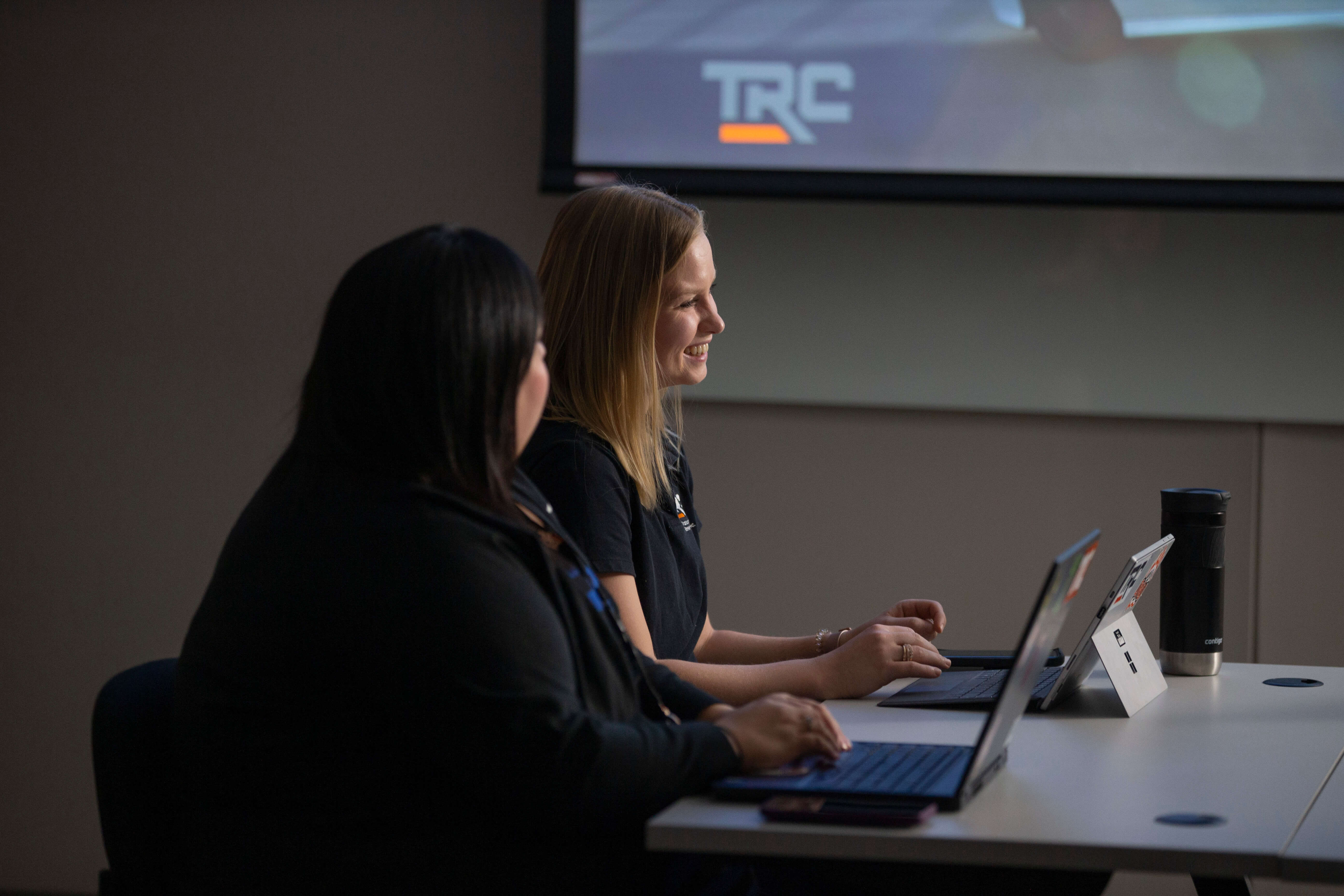 TRC Employees In Conference Meeting